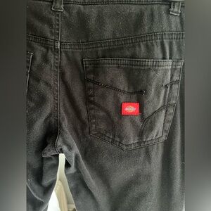 Dickies Women's Black Straight Leg Jeans